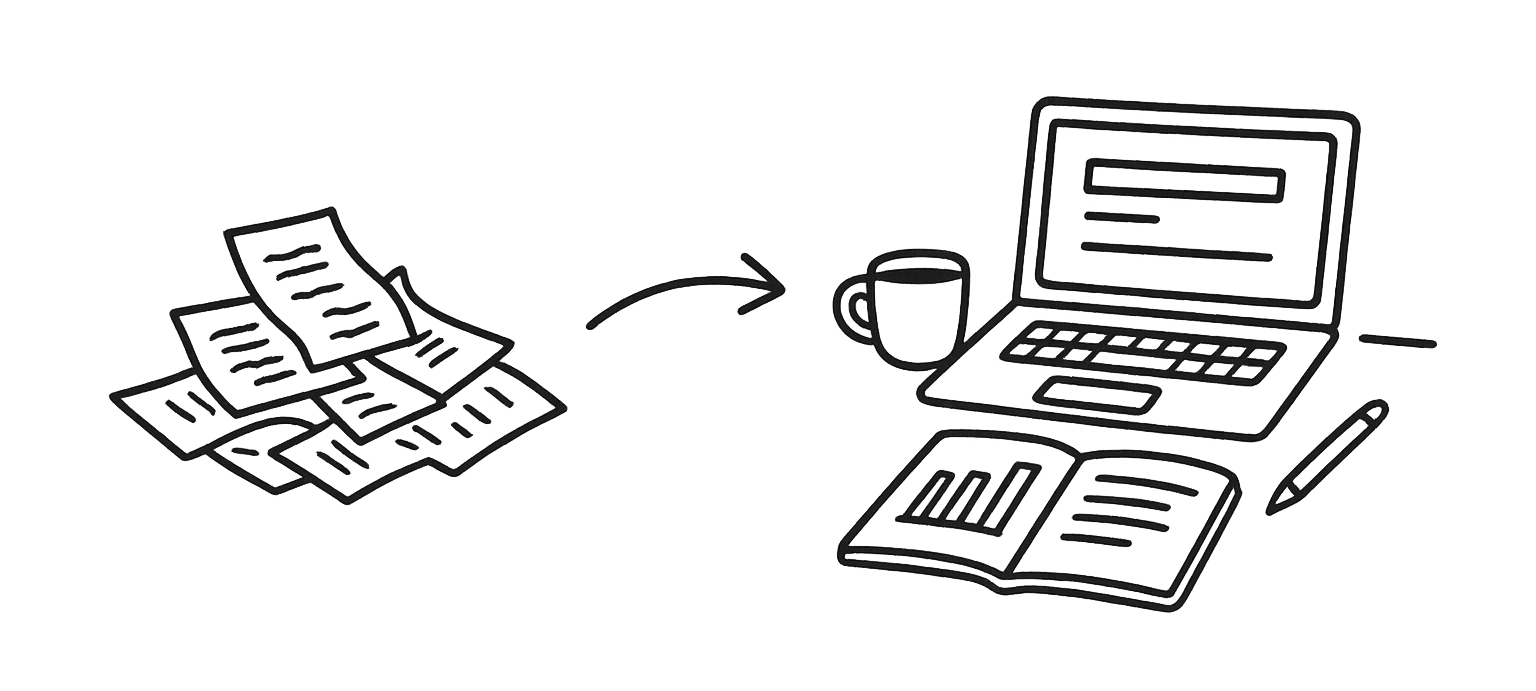 Receipt scanning workflow